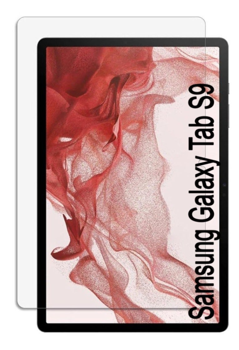 Tempered Screen Protector for Samsung Galaxy Tab S9 | 9H Hardness Tempered Glass, Bubble Free Easy Installation, Full Coverage And Anti Scratch Case Friendly- Clear - Image 1